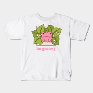 Frog Be groovy Kids T-Shirt